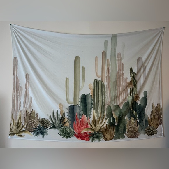 Urban Outfitters Cactus Tapestry - Picture 1 of 2